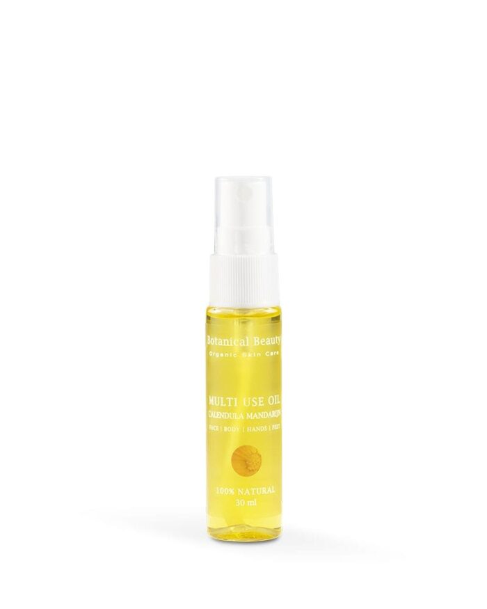 multi use oil Calendula mandarijn 30ml. botanical beauty
