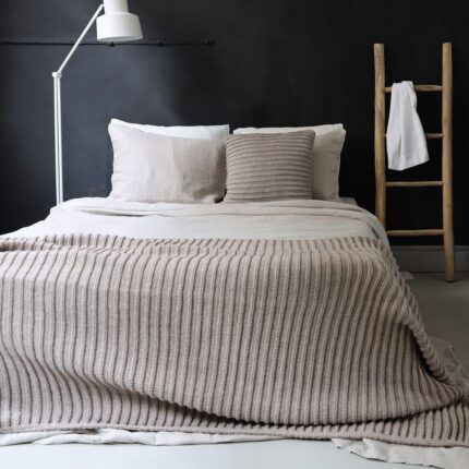 Bergen plaid beige House in Style wol