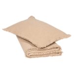 Patara plaid en kussen sand house in style