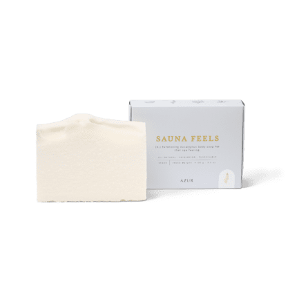 Natuurlijke scrub bar met zeezout en eucalyptus van Azur